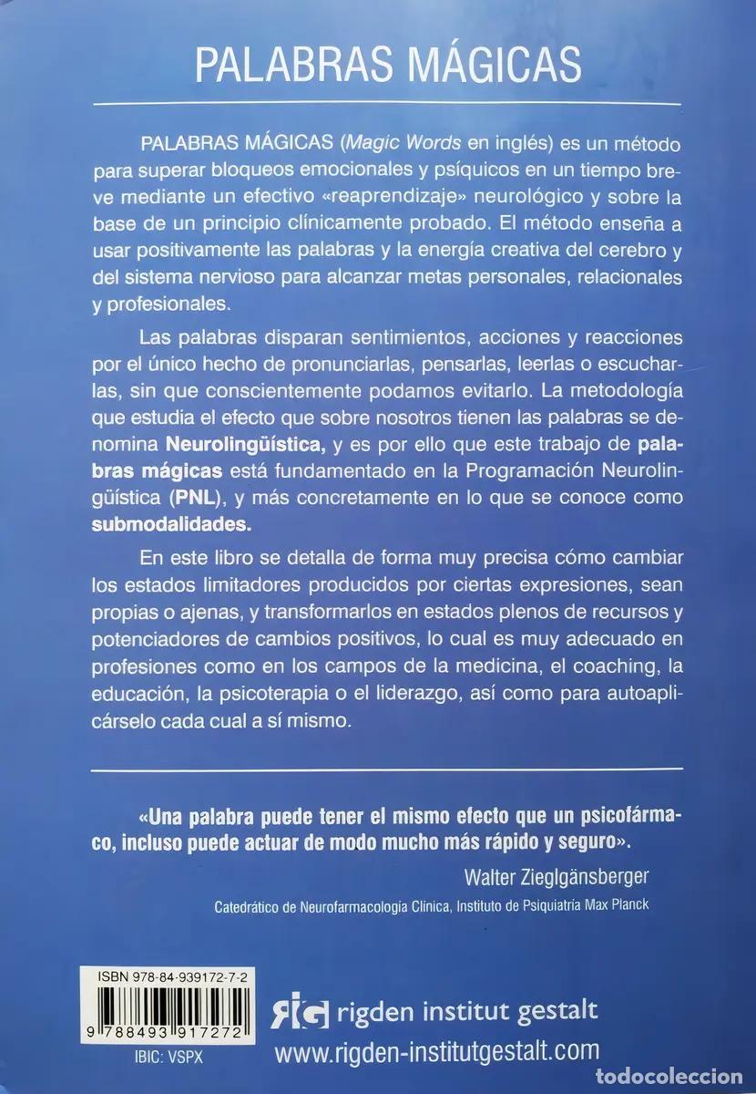 Libros: PALABRAS MAGICAS - CORA BESSER-SIEGMUND