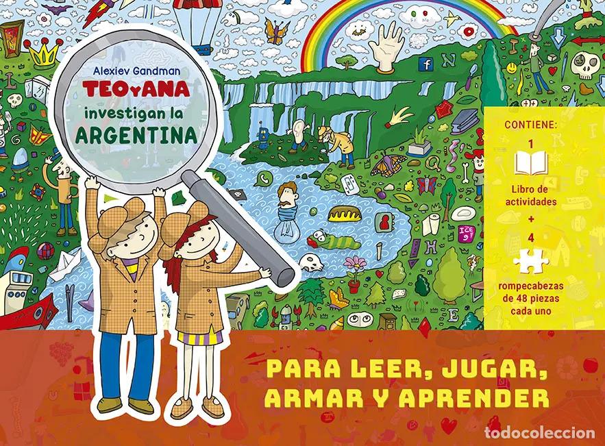B&uuml;cher: TEO Y ANA INVESTIGAN LA ARGENTINA - EDICION CON ROMPECABEZAS