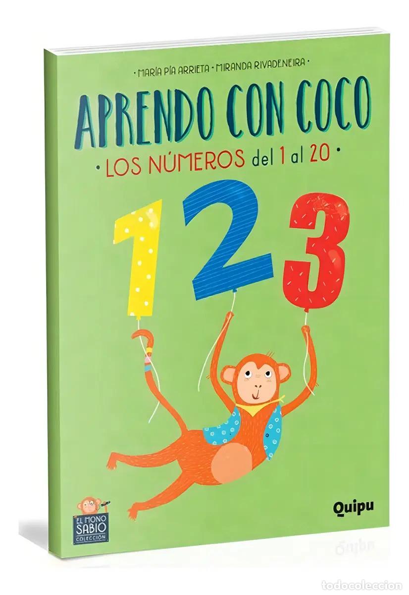 Libros: APRENDO CON COCO- LOS N&Uacute;MEROS DEL 1 AL 20 - Mar&iacute;a P&iacute;a Arrieta - Foto 1