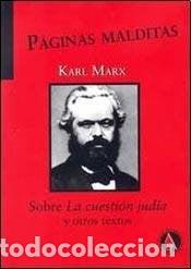 Libros: PAGINAS MALDITAS - KARL MARX - KARL MARX