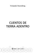 Livros em segunda m&atilde;o: CUENTOS DE TIERRA ADENTRO - ROSEMBERG , FERNANDO