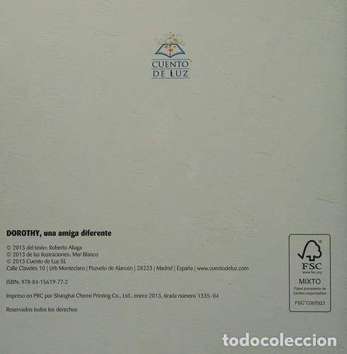 Libros: DOROTHY , UNA AMIGA DIFERENTE - ALIAGA , ROBERTO - Foto 1