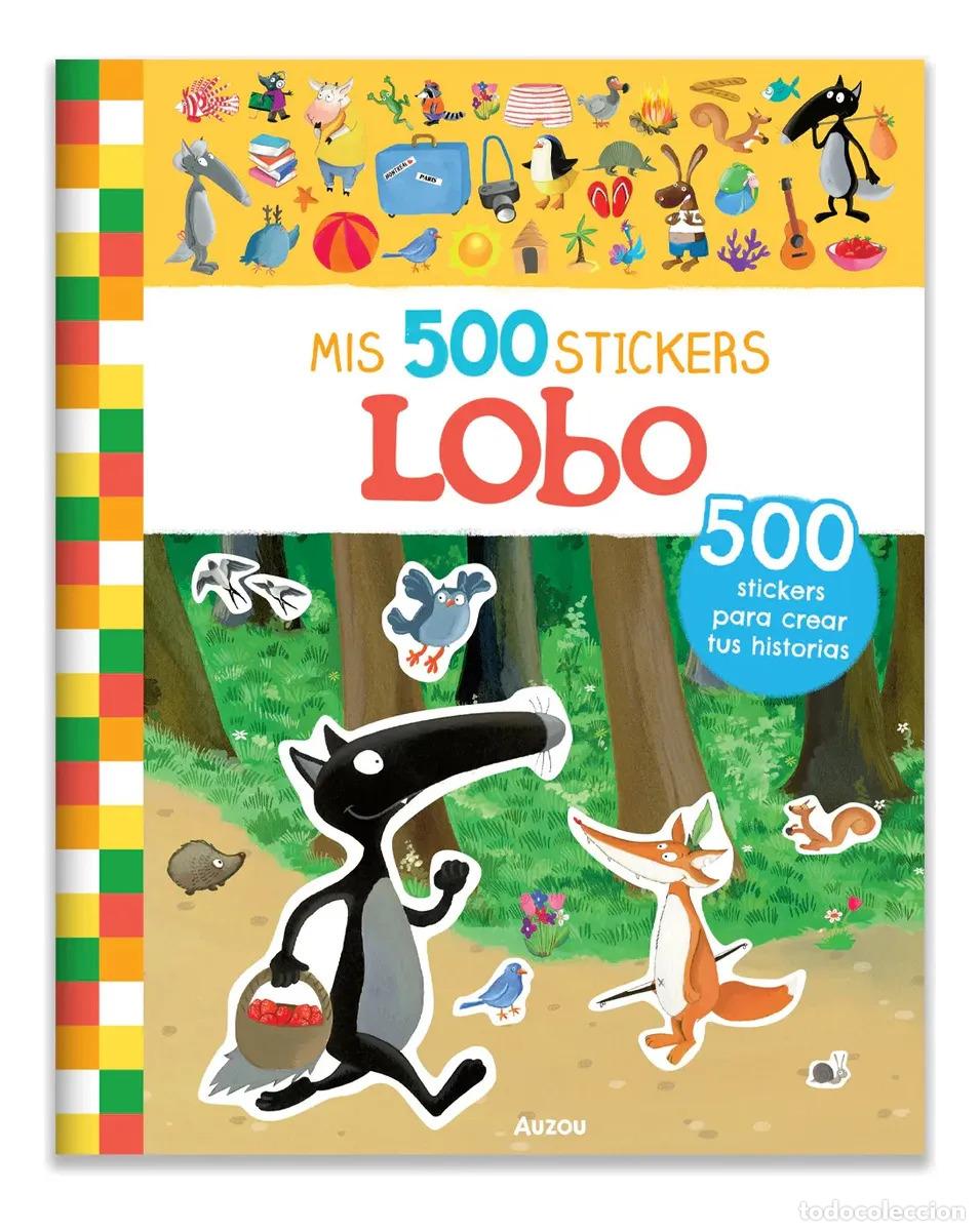 Libros: Mis 500 stickers de Lobo - Los editores de Auzou - Foto 1