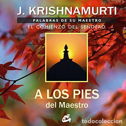 books: A LOS PIES DEL MAESTRO - JIDDU KRISHNAMURTI