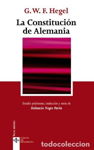 Libri di seconda mano: CONSTITUCION DE ALEMANIA LA - GEORG WILHELM FRIEDRICH HEGEL