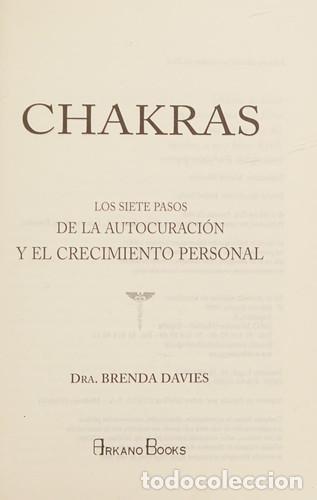 Libri di seconda mano: CHAKRAS LOS SIETE PASOS DE LA AUTOCURACION Y EL CRECIMIENTO PERSONAL (N ED) - BRENDA DAVIES