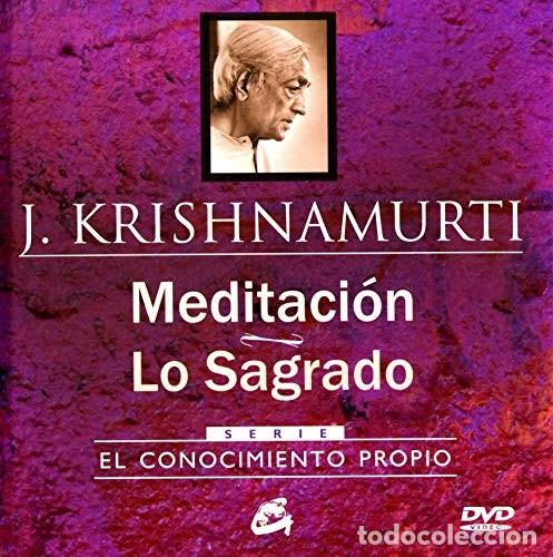B&uuml;cher: *F MEDITACION LO SAGRADO (CON DVD) - JIDDU KRISHNAMURTI