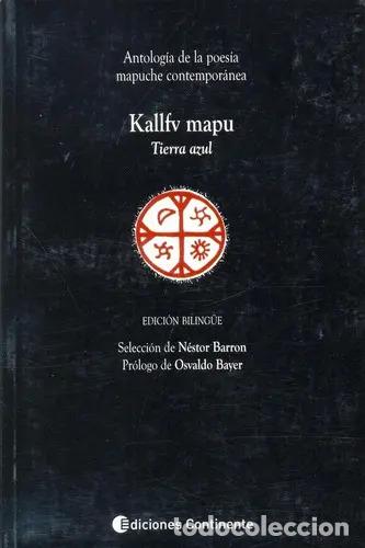 Libri di seconda mano: KALLFV MAPU . TIERRA AZUL . ANTOLOGIA POESIA MAPUCHE CONTEMPORANEA - BARRON , NESTOR