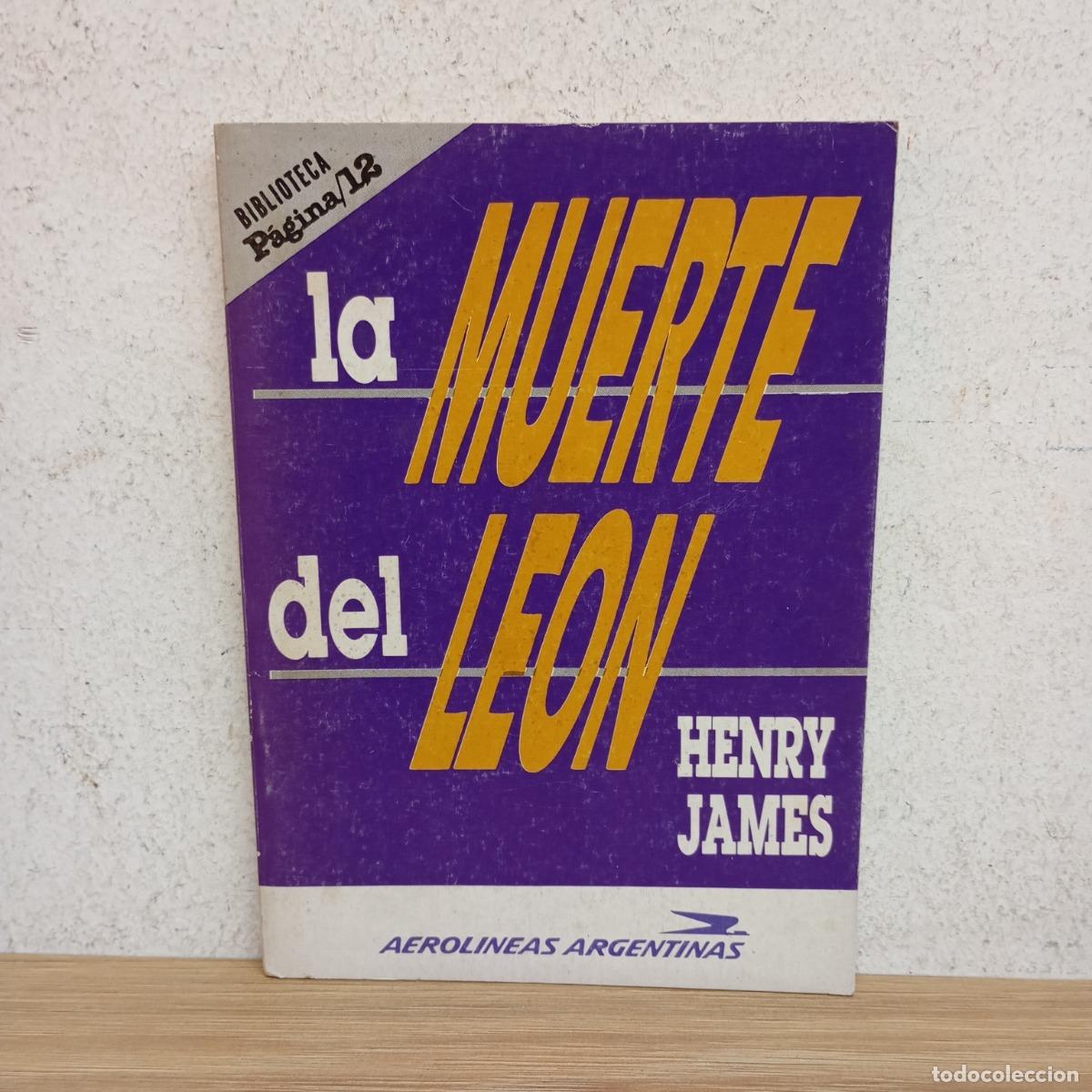 books: La muerte del le&oacute;n - Henry James