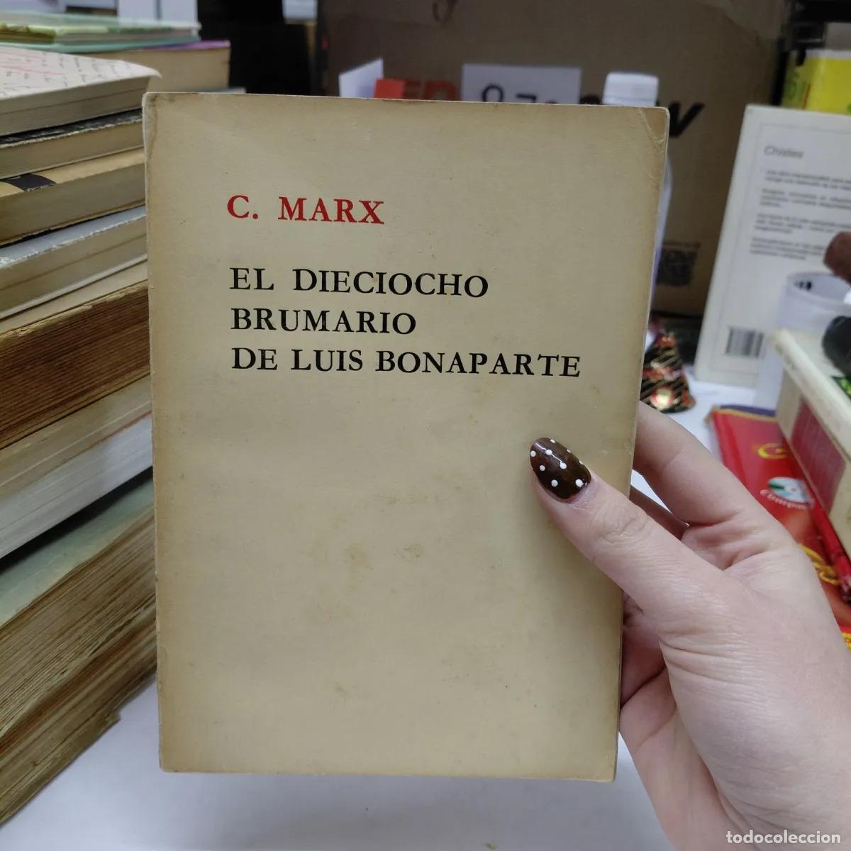books: El dieciocho brumario de Luis Bonaparte (det) - Marx