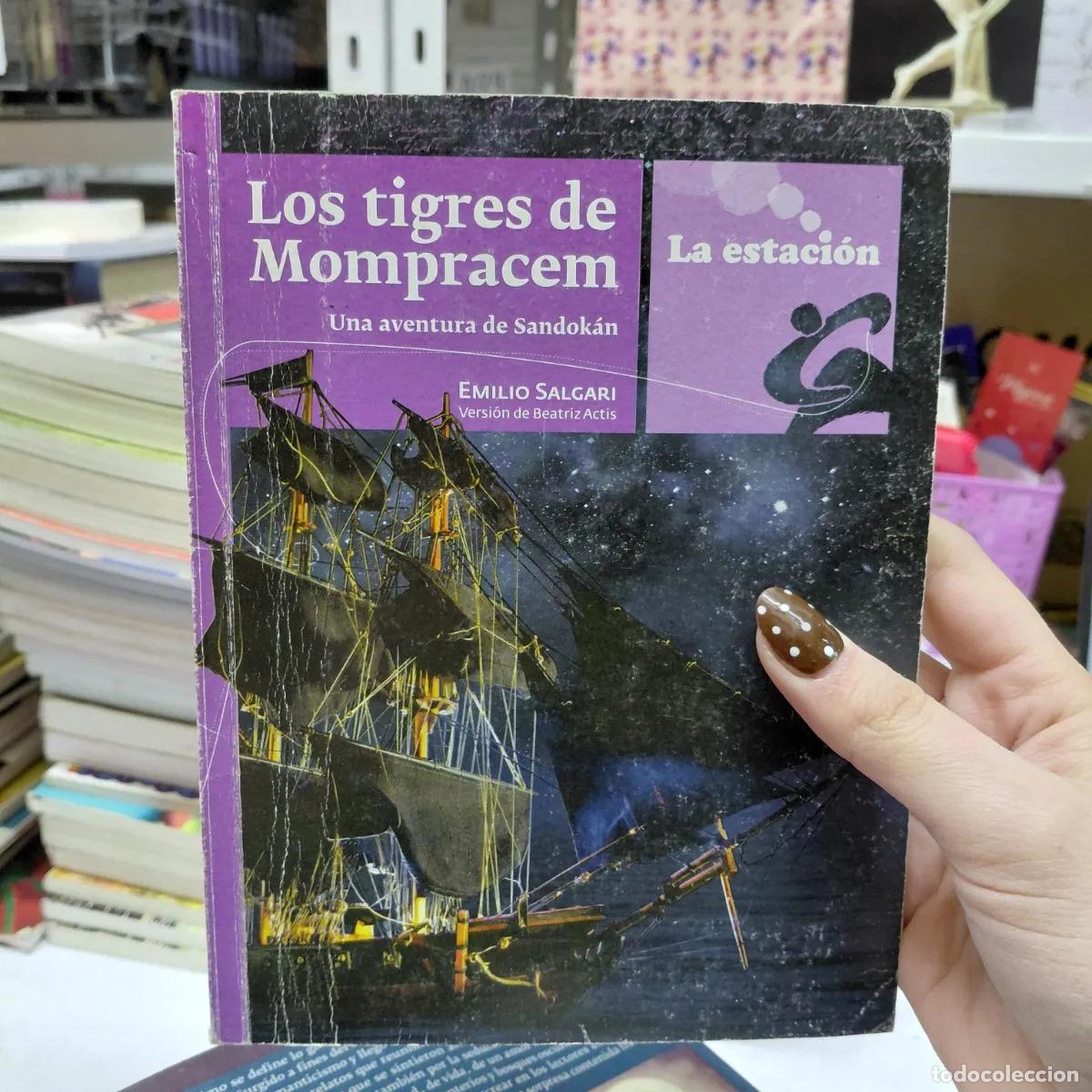 Libros: Los tigres de Mompracem. Adaptado (det.) - Emilio Salgari - Foto 1