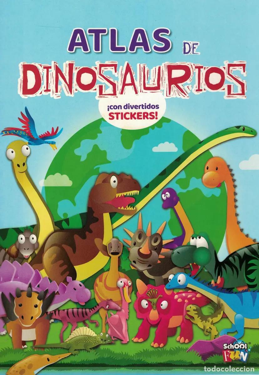 Libros: ATLAS DE DINOSAURIOS CON STICKERS