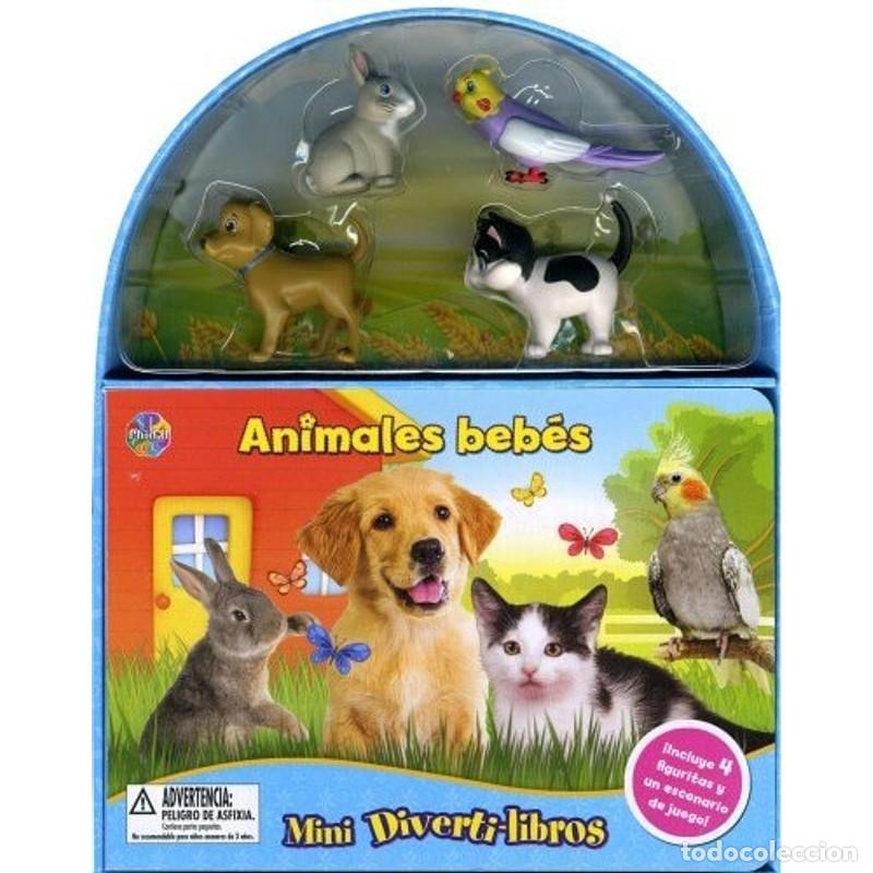 Libri di seconda mano: MINI DIVERTI-LIBROS-ANIMALES BEBES