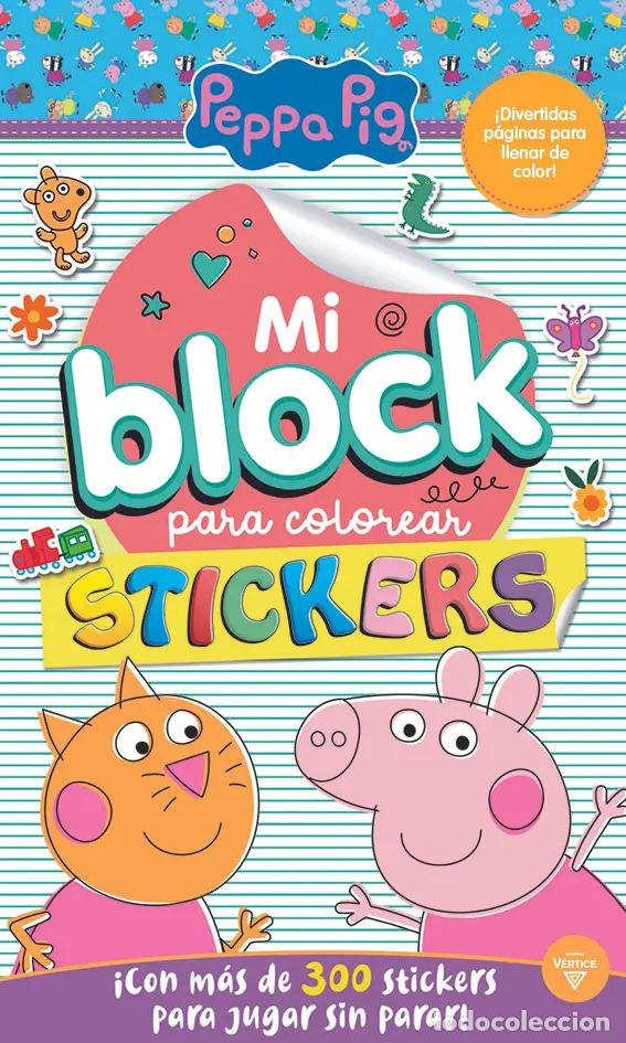 Livros em segunda m&atilde;o: MI BLOCK PARA COLOREAR CON STICKERS - PEPPA PIG