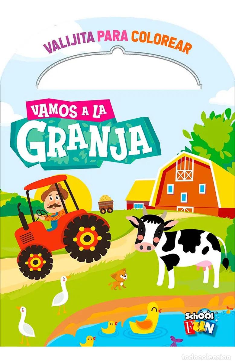 Libros: VALIJITA PARA COLOREAR - VAMOS A LA GRANJA - Foto 1