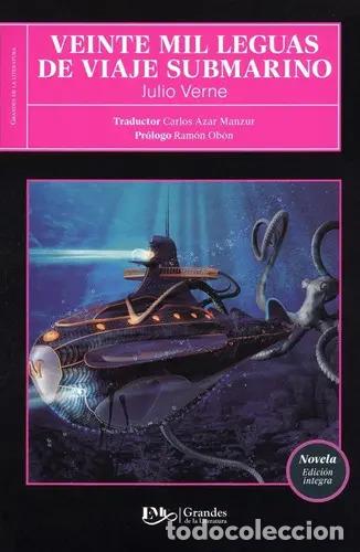 books: VEINTE MIL LEGUAS DE VIAJE SUBMARINO - VERNE