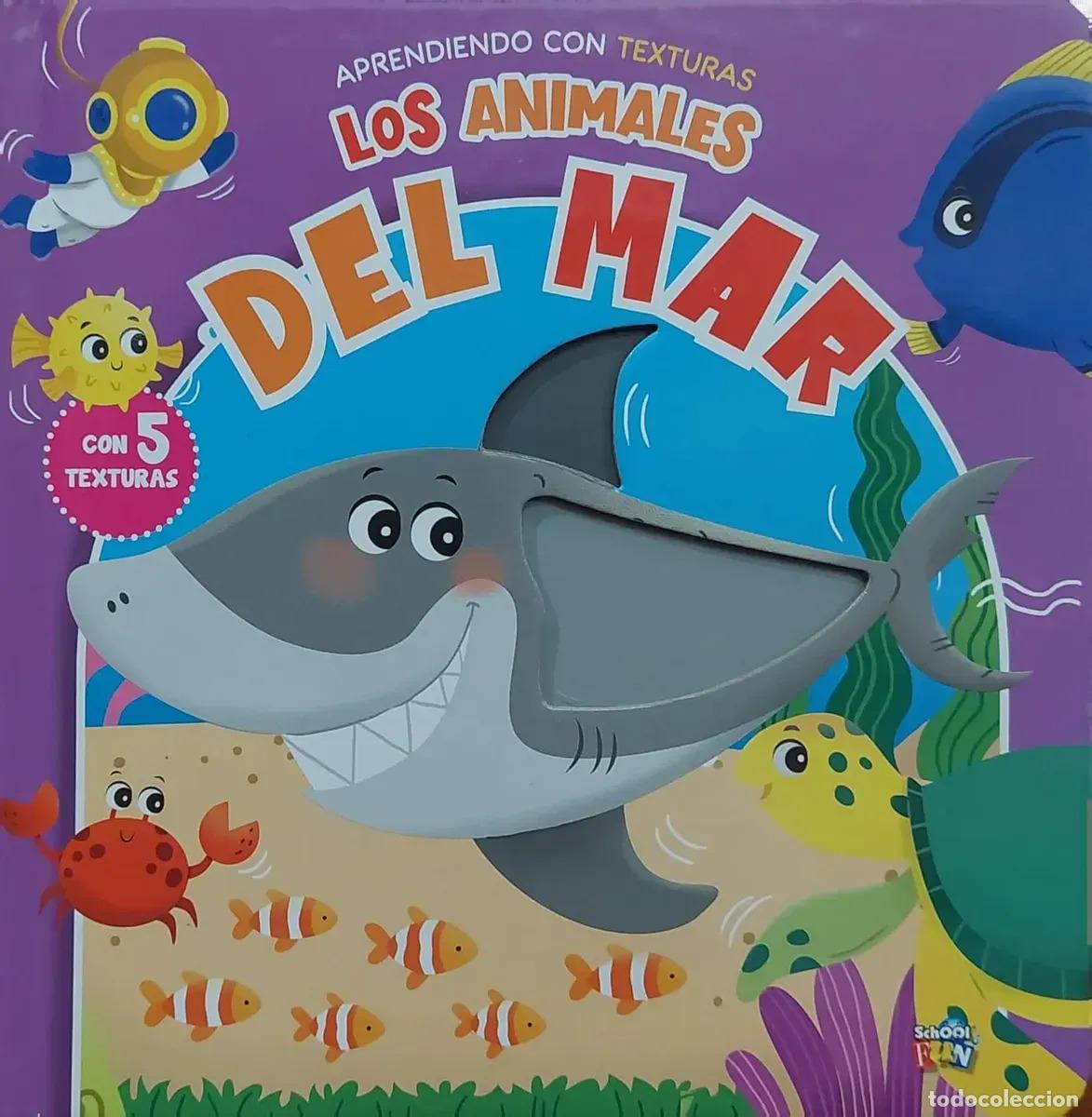 Libros: APRENDIENDO CON TEXTURAS - ANIMALES DEL MAR - Foto 1