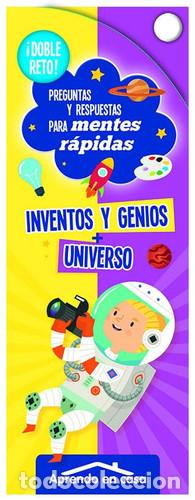 Libros: MENTES RAPIDAS - DOBLE RETO - INVENTOS Y GENIOS + UNIVERSO - Foto 1