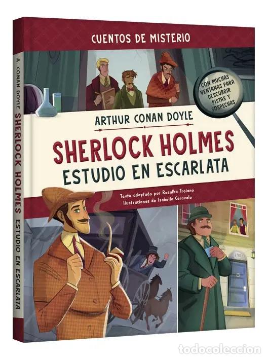 Libros: CUENTOS DE MISTERIO - SHERLOCK HOLMES - ESTUDIO EN ESCARLATA - Foto 1