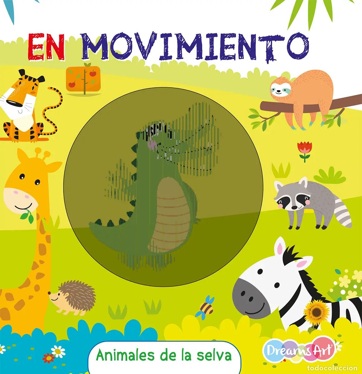 Libros: EN MOVIMIENTO - ANIMALES DE LA SELVA - Foto 1