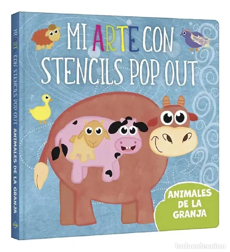 Libros: MI ARTE CON STENCILS - ANIMALES DE GRANJA