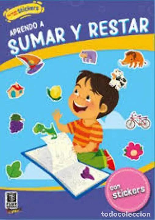 Libri di seconda mano: APRENDO CON STICKERS. APRENDO A SUMAR Y RESTAR ( 3 PAGINAS
