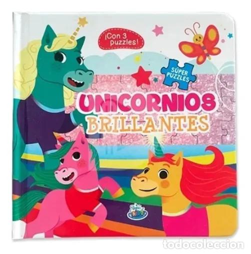 books: SUPER PUZZLE - UNICORNIOS BRILLANTES - IMP MAYUSCULA