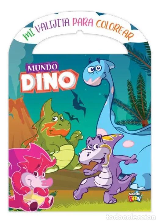 Libros: MI VALIJITA PARA COLOREAR - MUNDO DINO