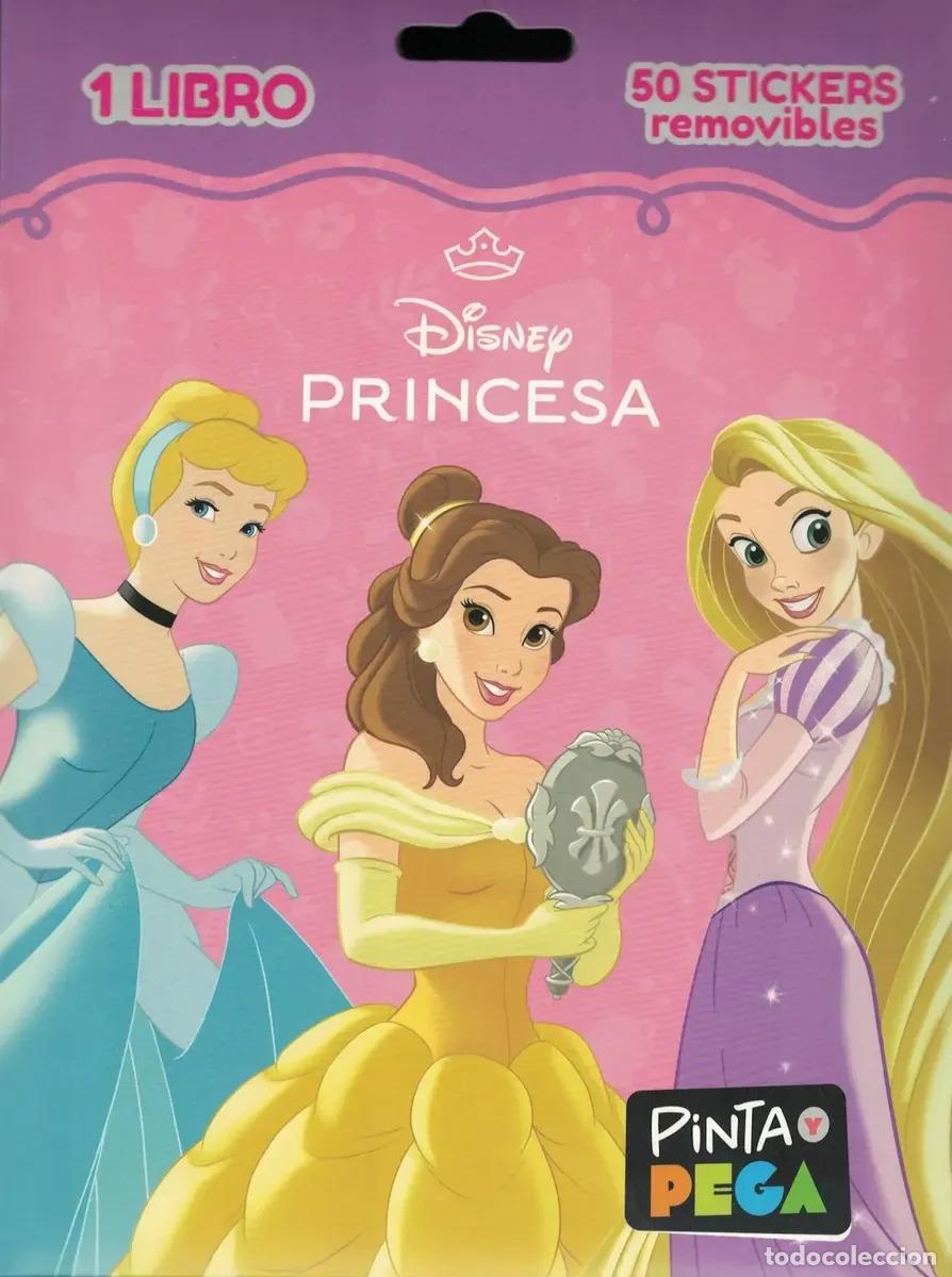 Libros: SOBRE PINTA Y PEGA - PRINCESA DISNEY