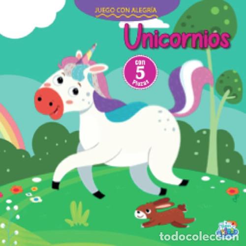Libros: JUEGO CON ALEGRIA - ENCASTRE -UNICORNIOS - Foto 1