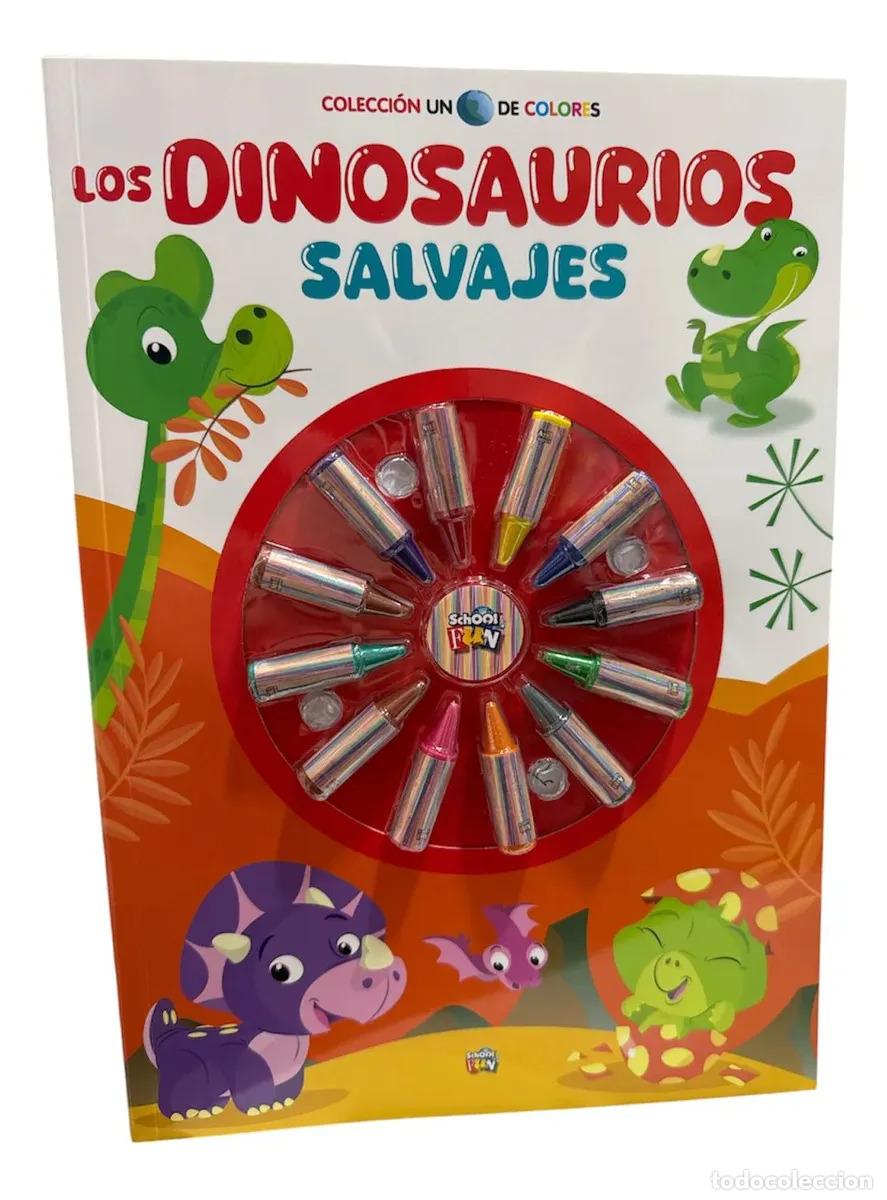 Libri di seconda mano: UN MUNDO DE COLORES - LOS DINOS SALVAJES - IMP MAYUSCULA