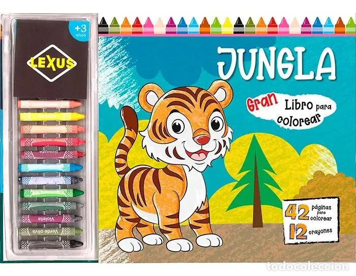 books: GRAN LIBRO PARA COLOREAR - JUNGLA