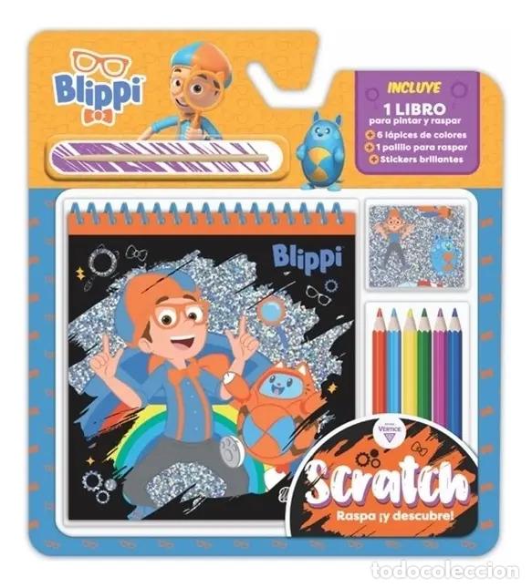 books: SCRATCH RASPA Y DESCUBRE - BLIPPI