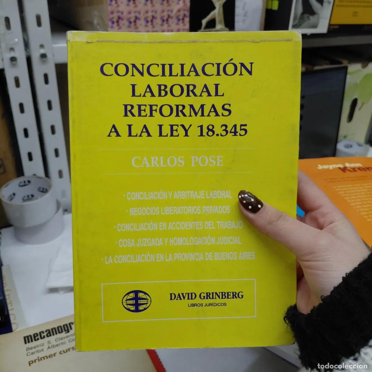 Libros: Conciliacion laboral - Carlos Pose - Foto 1