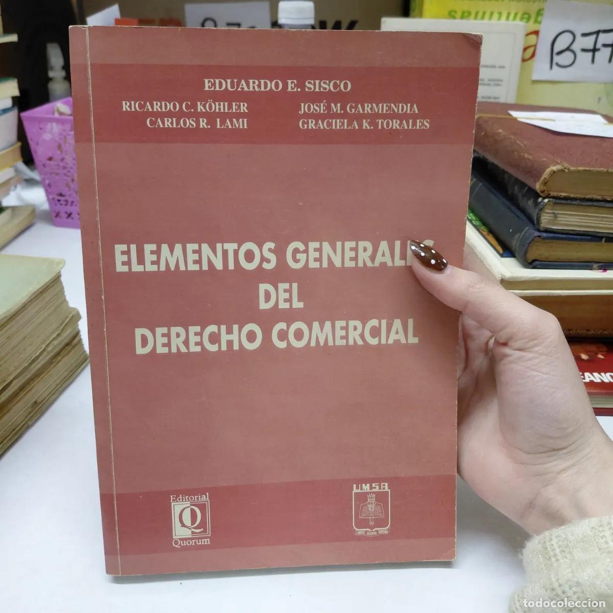 Livres: Elementos generales del derecho comercial - Sisco