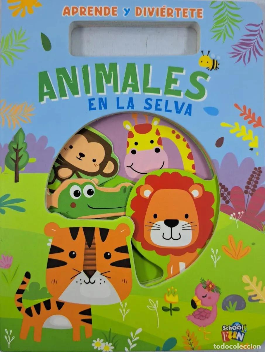 Libros: APRENDE Y DIVIERTETE - ANIMALES DE LA SELVA - Foto 1