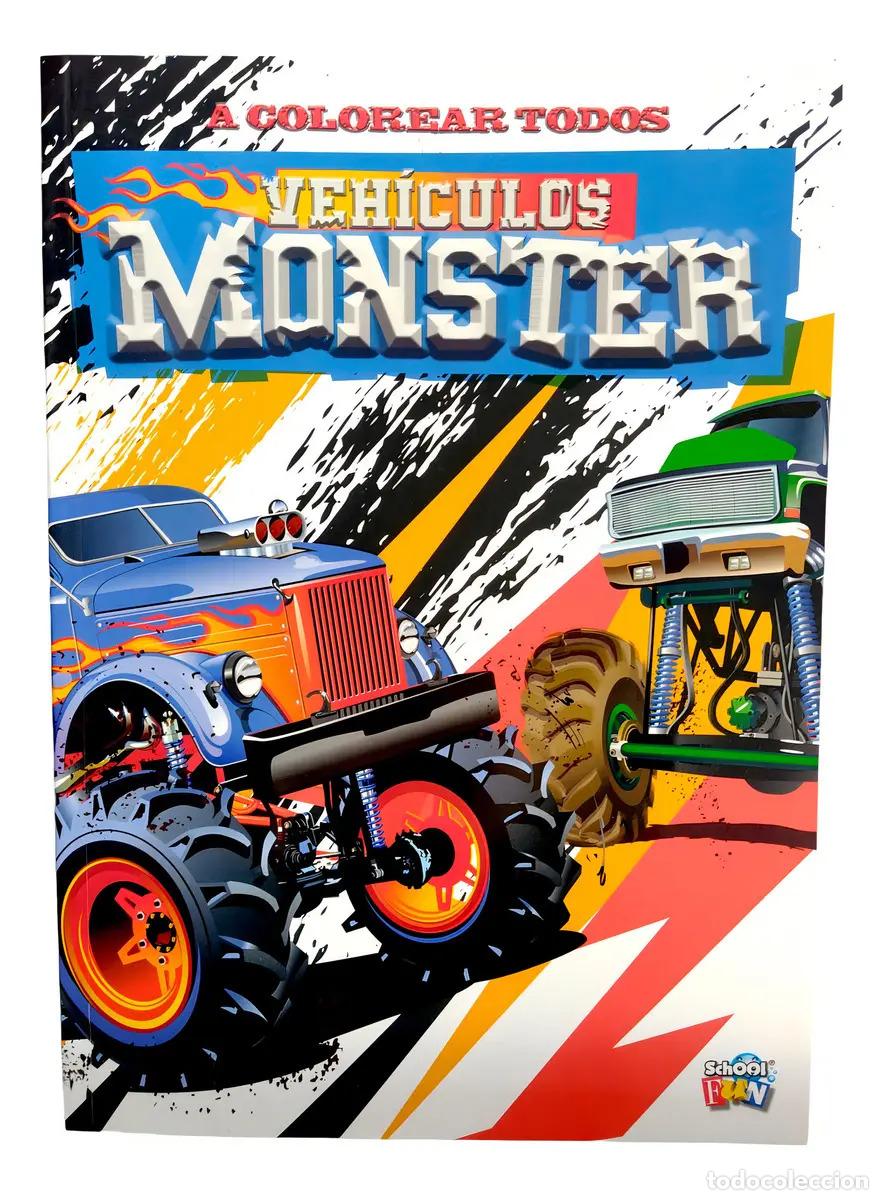 books: A COLOREAR TODOS-VEHICULOS MONSTERS