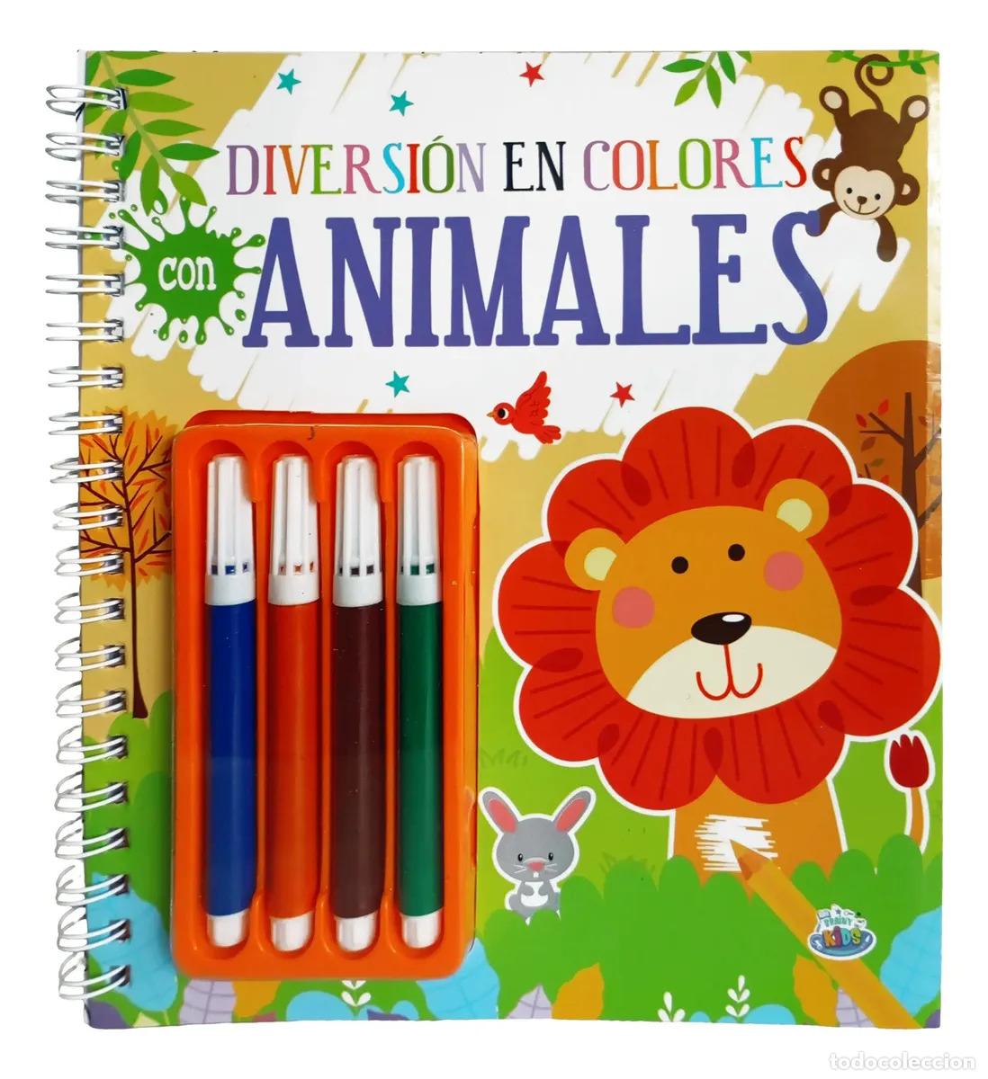Libros: DIVERSION EN COLORES - CON ANIMALES - Foto 1