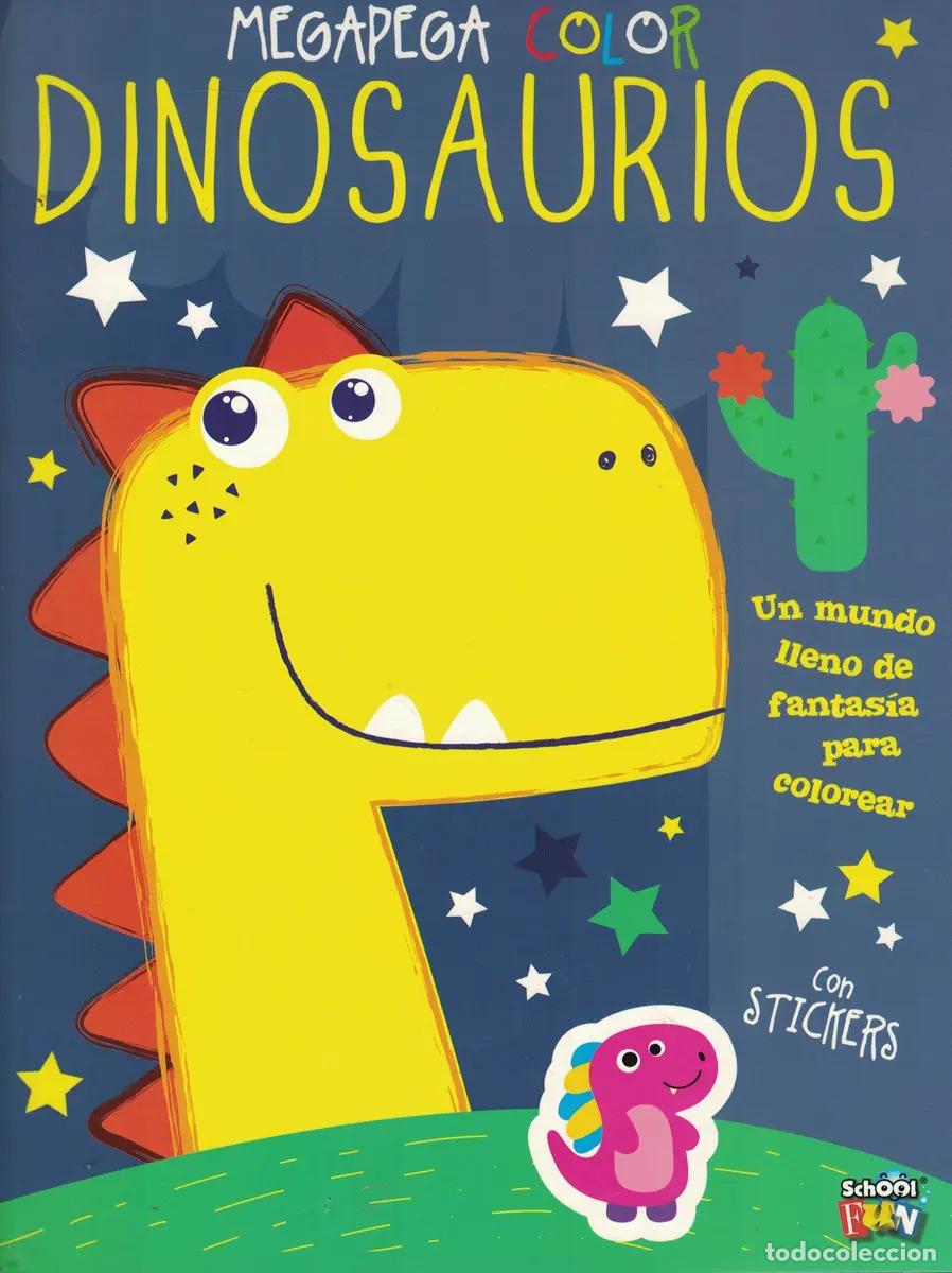 Libros: MEGAPEGA COLOR DINOSAURIOS - Foto 1