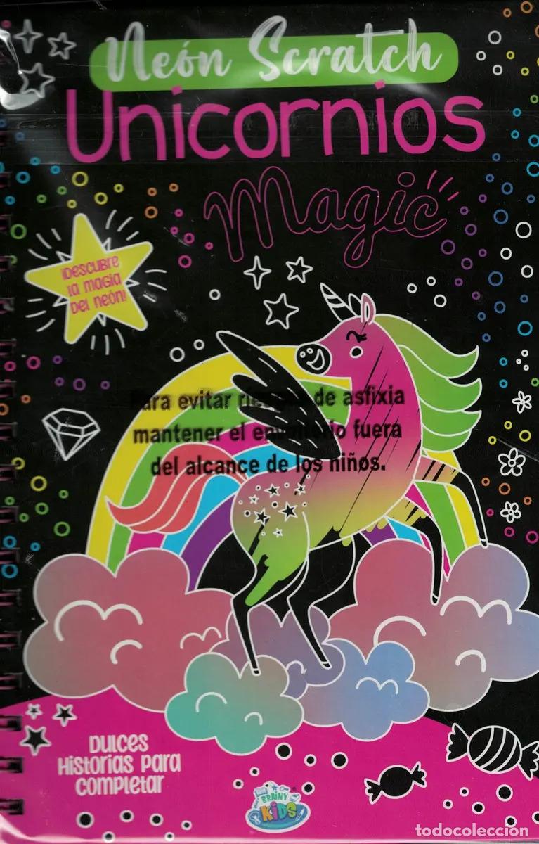 books: NEON SCRATCH UNICORNIOS MAGIC