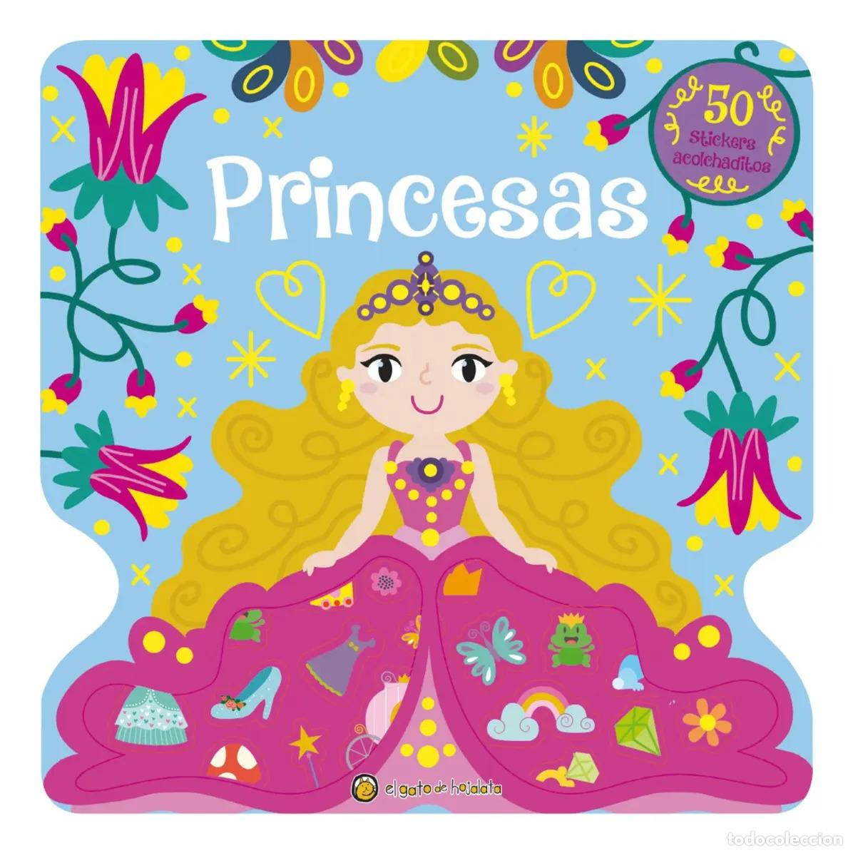 Libros: COL ACOLCHADITOS - CON STICKERS - PRINCESAS
