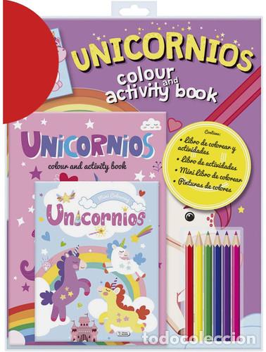 Libros: COLOUR AND ACTIVITY BOOK - UNICORNIOS - Foto 1