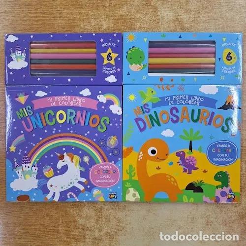 Libros: MI PRIMER LIBRO DE COLOREAR-MIS DINOSAURIOS - Foto 1