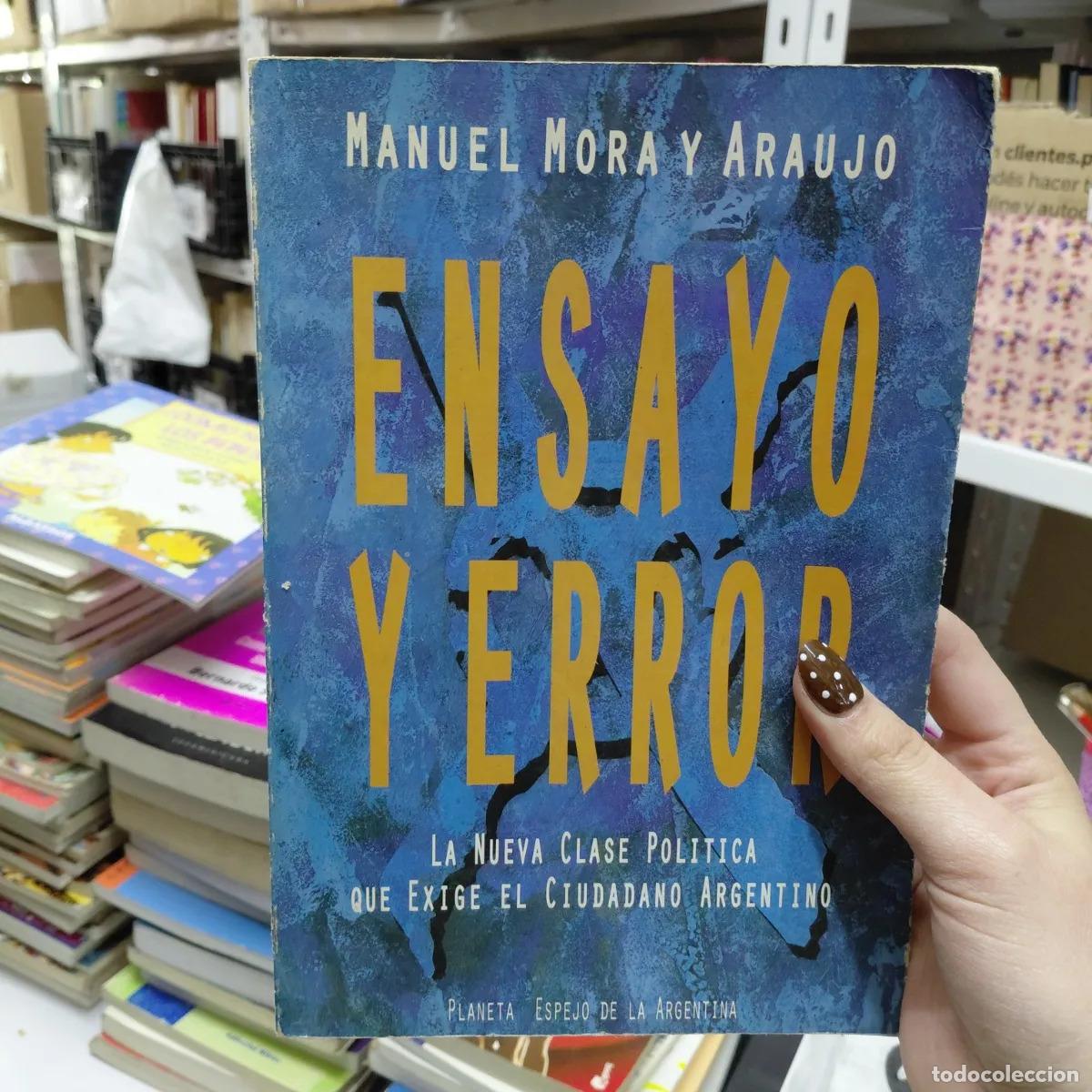 books: Ensayo y error - Mora y Araujo