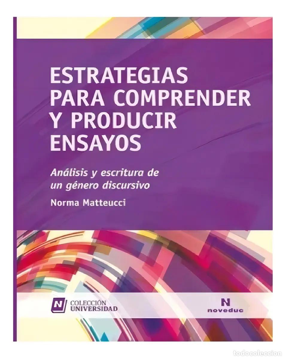 Livros em segunda m&atilde;o: Estrategias Para Comprender Y Producir Ensayos ! - Norma Matteucci