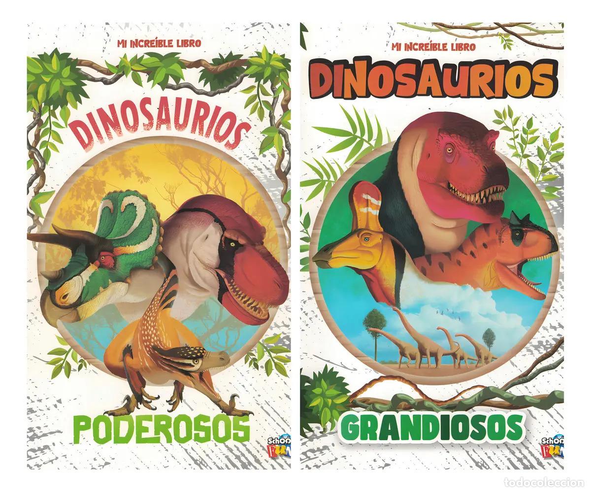 Libros: MI INCREIBLE LIBRO DINOSAURIOS - PODEROSOS - Foto 1
