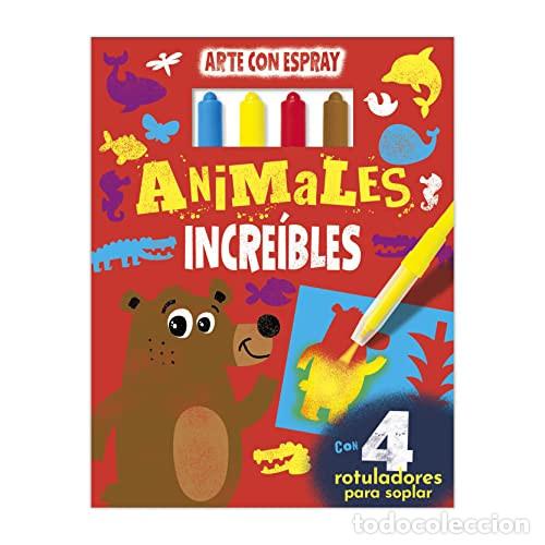 Libros: ARTE CON ESPRAY - ANIMALES INCREIBLES - Foto 1