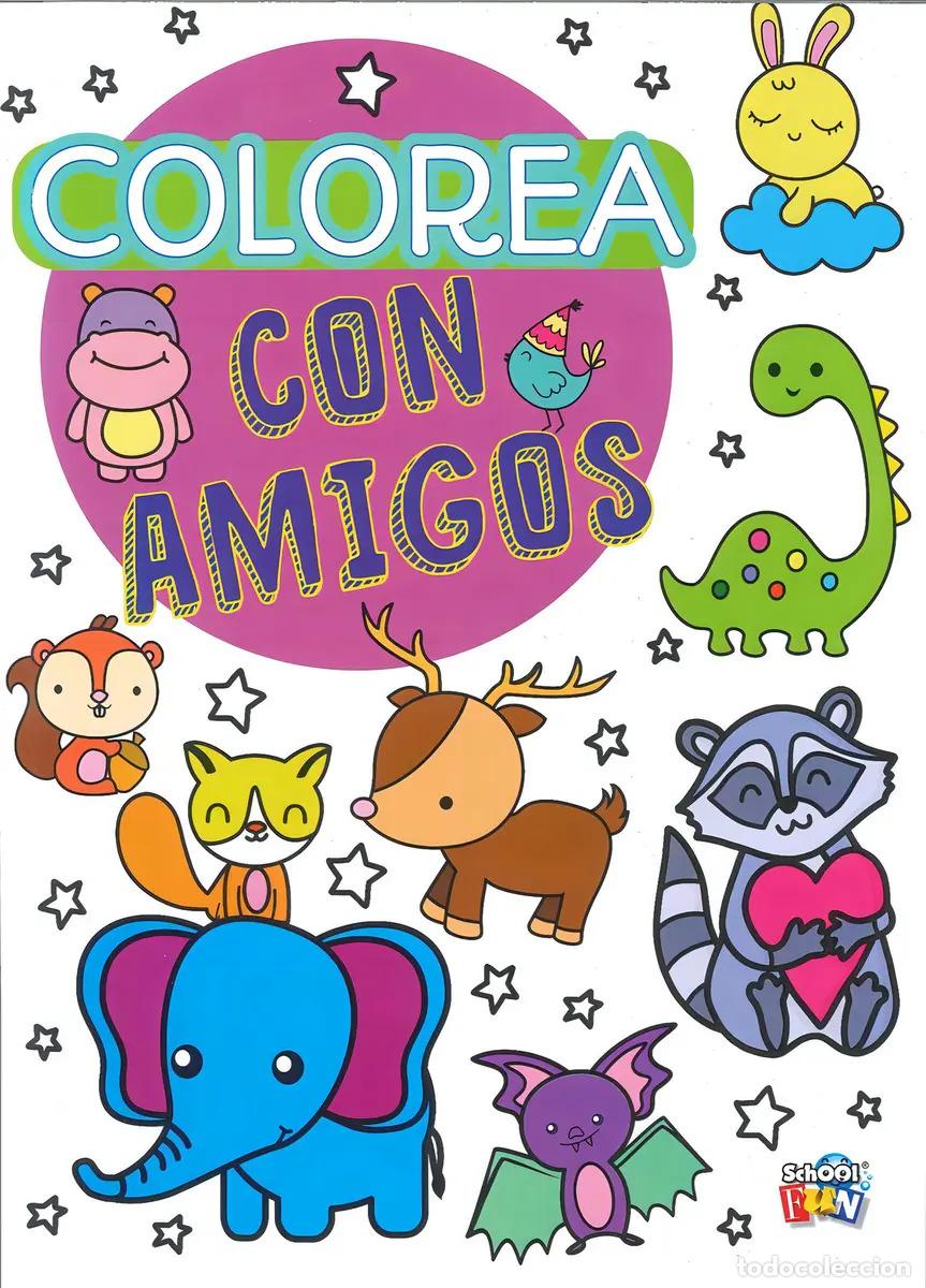 Livros em segunda m&atilde;o: COLOREA CON AMIGOS