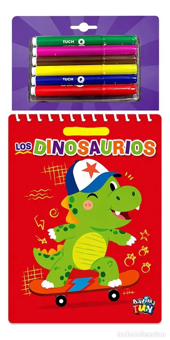 Libros: COLOREO CON NUMEROS - LOS DINOSAURIOS - Foto 1