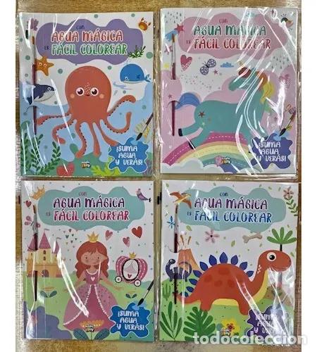 Livros em segunda m&atilde;o: CON AGUA MAGICA ES FACIL COLOREAR-LAS PRINCESAS